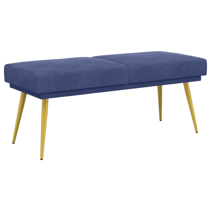 Bancă cu două straturi Albastru Poliție 120 x 45 x 46 cm WALTI