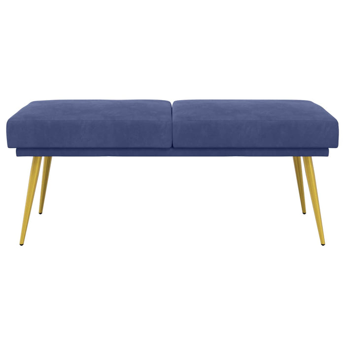 Bancă cu două straturi Albastru Poliție 120 x 45 x 46 cm WALTI
