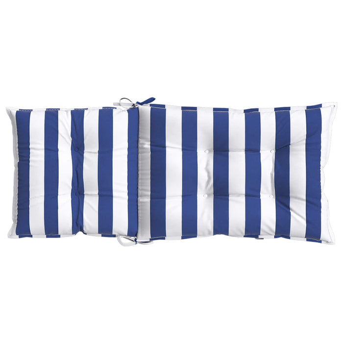 Perne pentru exterior 6 pcs Albastru și Alb 120 x 50 x 7 cm WALTI