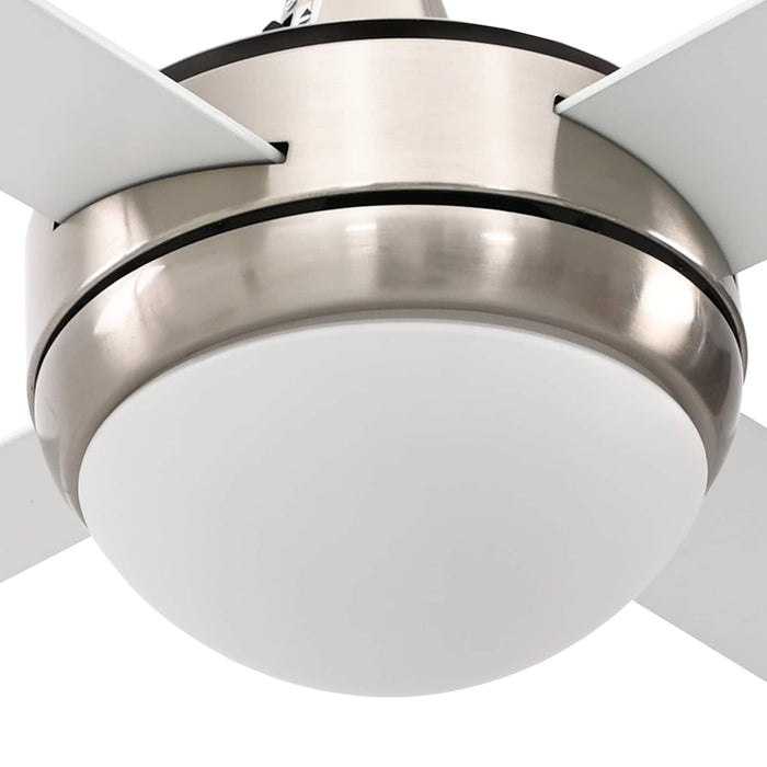 Ventilator de tavan cu lumina și telecomandă Ø 130 cm Alb WALTI