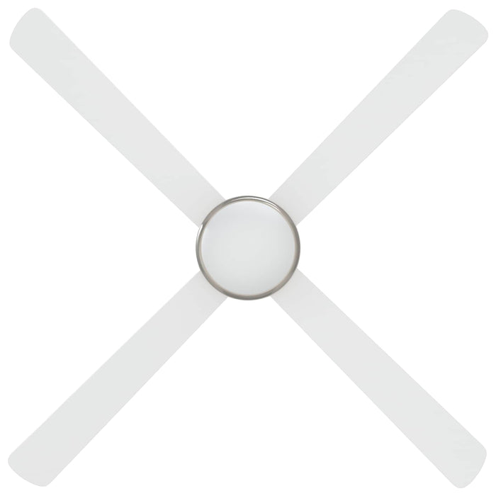 Ventilator de tavan cu lumina și telecomandă Ø 130 cm Alb WALTI