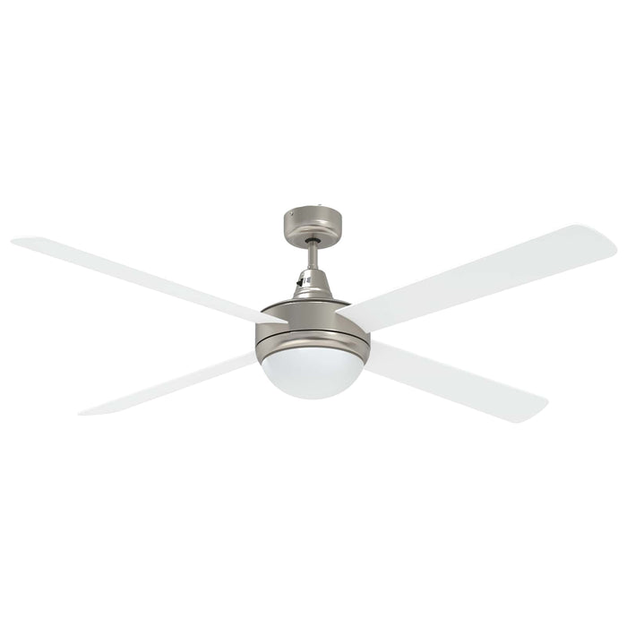 Ventilator de tavan cu lumina și telecomandă Ø 130 cm Alb WALTI
