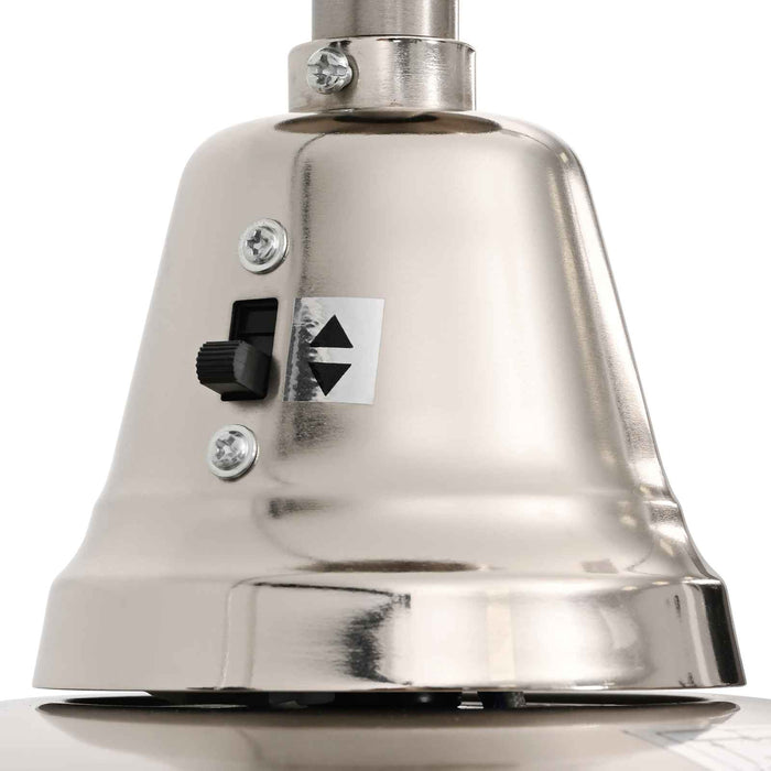 Ventilator de tavan cu lumina și telecomandă Ø 130 cm Negru WALTI