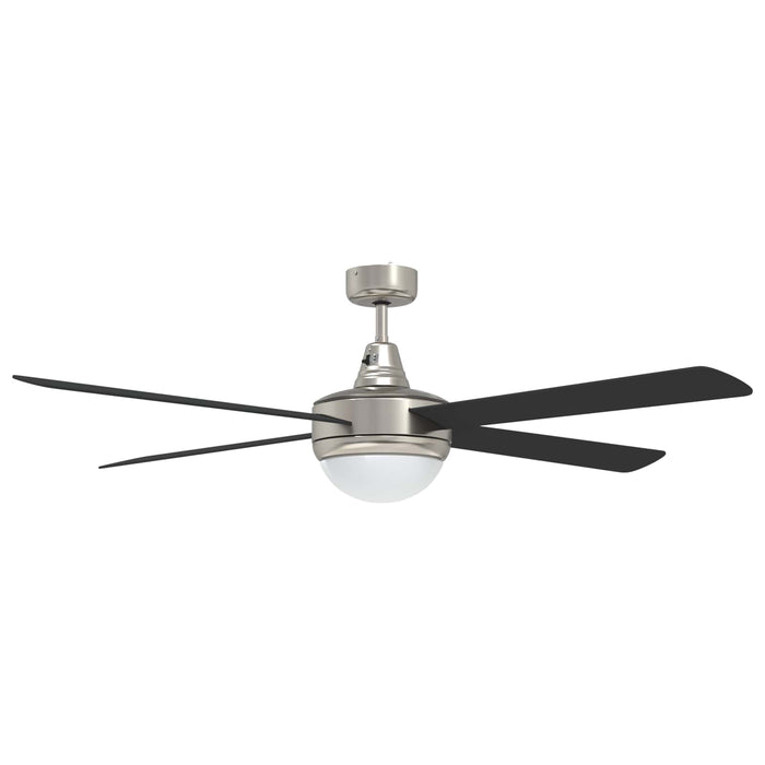 Ventilator de tavan cu lumina și telecomandă Ø 130 cm Negru WALTI