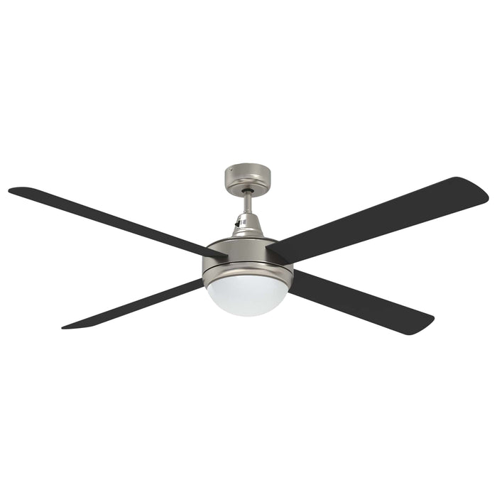 Ventilator de tavan cu lumina și telecomandă Ø 130 cm Negru WALTI