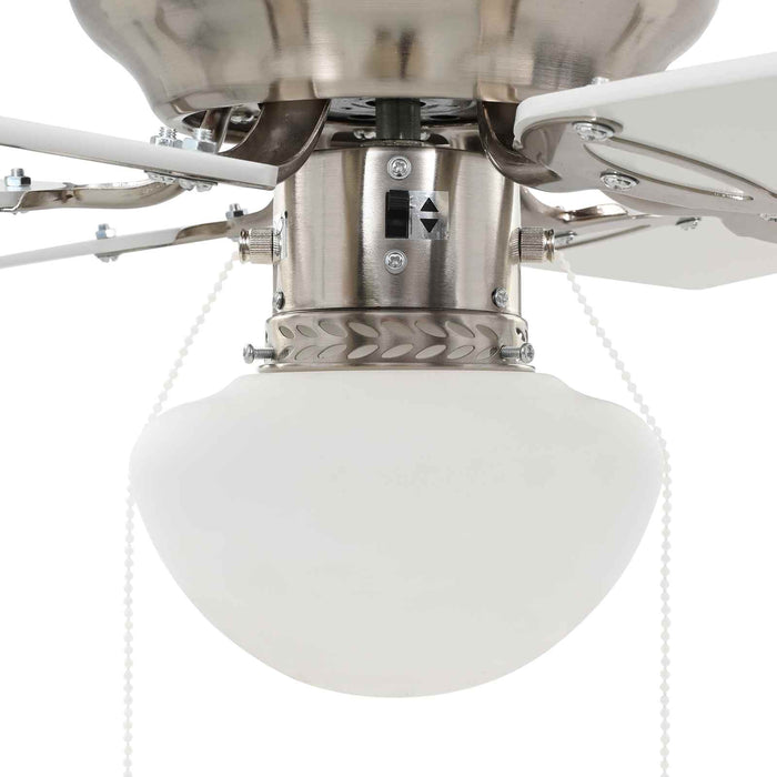 Ventilator de tavan cu lumină Ø 82 cm Alb WALTI