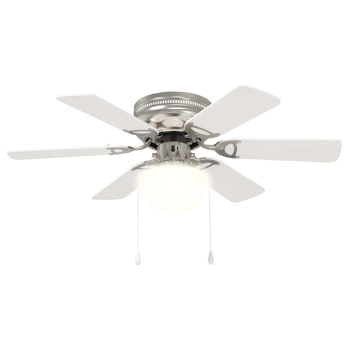 Ventilator de tavan cu lumină Ø 82 cm Alb WALTI