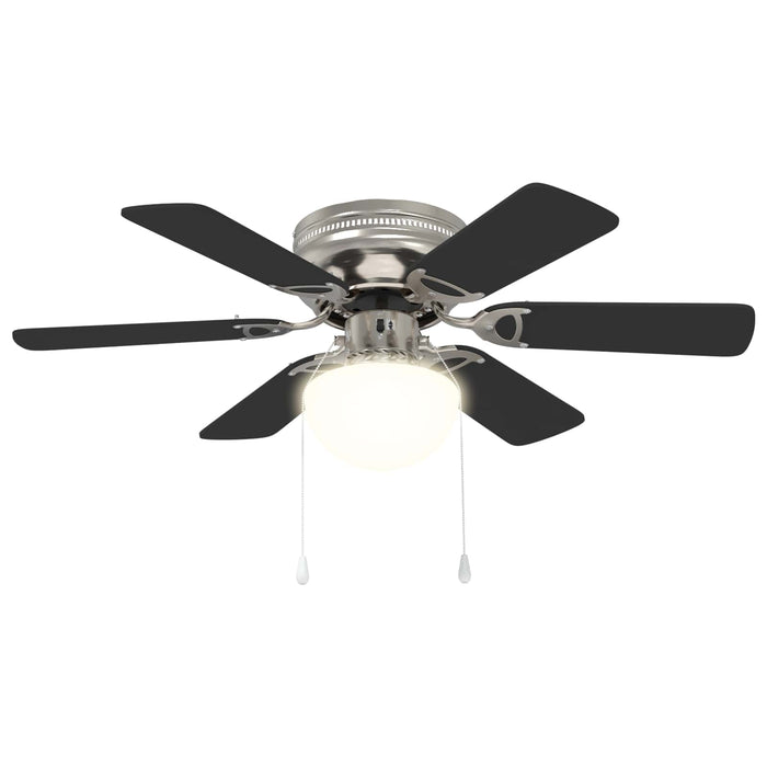 Ventilator de tavan cu lumină Ø 82 cm Negru WALTI