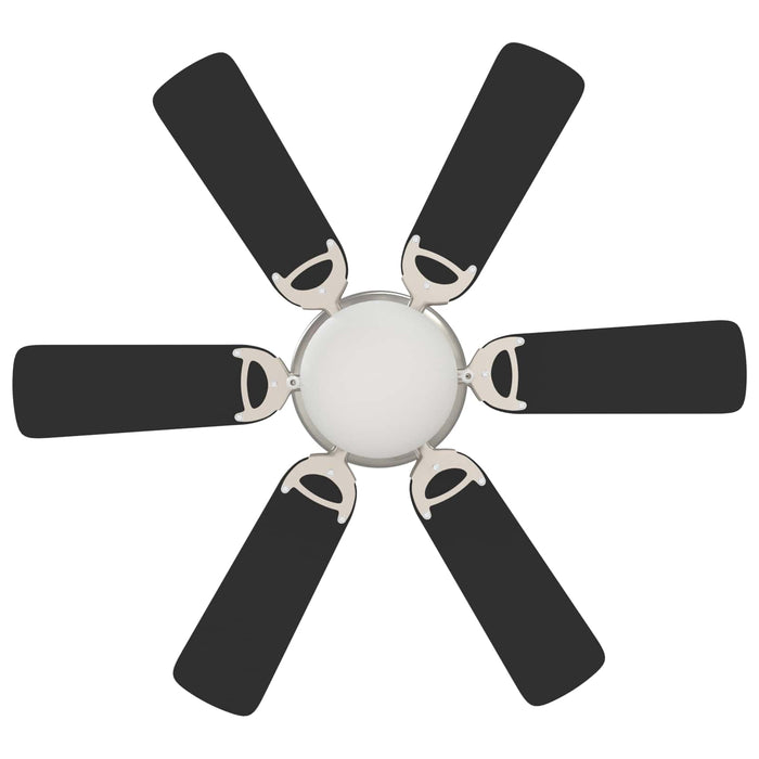 Ventilator de tavan cu lumină Ø 82 cm Negru WALTI