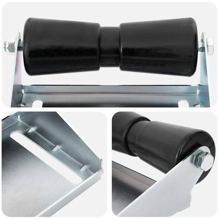Rolă pentru remorcă de barcă cu suport 25,4 cm Oțel Galvanizat WALTI