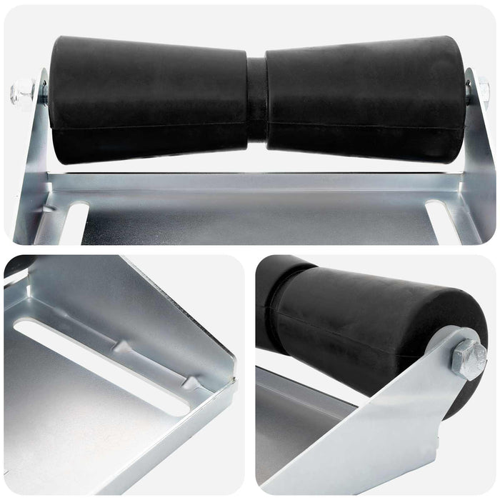 Rolă pentru remorcă de barcă cu suport 30,5 cm Oțel Galvanizat WALTI