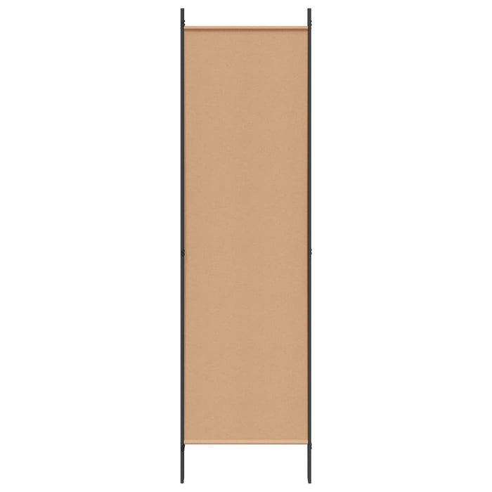 Separator de Cameră cu 4 Panouri Bej 200 x 180 cm Țesătură WALTI