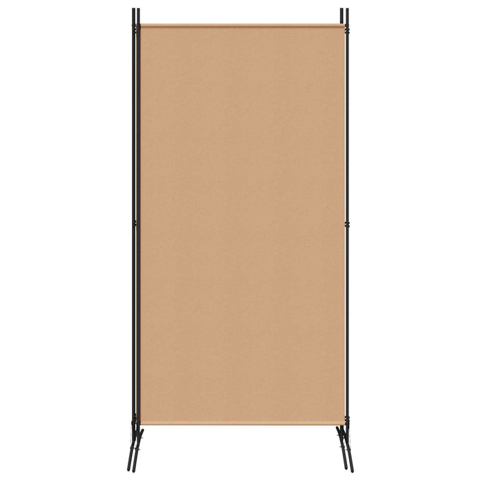 Paravan de camere cu 3 panouri Bej 260 x 180 cm Țesătură WALTI