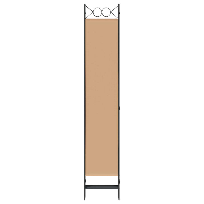 Paravan cu 6 panouri Bej 240 x 220 cm Țesătură WALTI