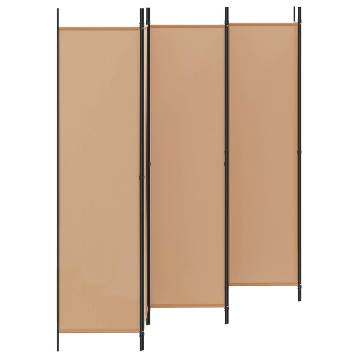 Paravan cu 6 panouri Bej 300 x 200 cm Țesătură WALTI