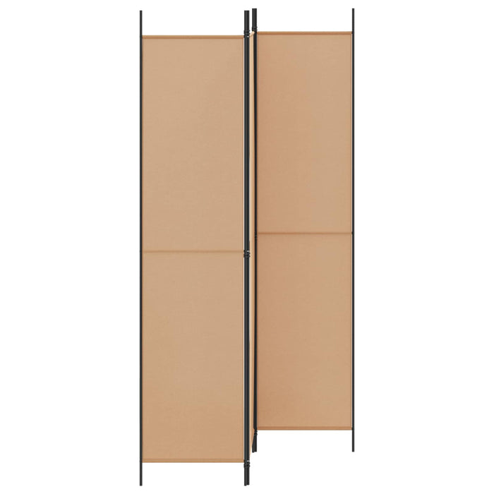 Paravan de camere cu 3 panouri Bej 150 x 220 cm Țesătură WALTI
