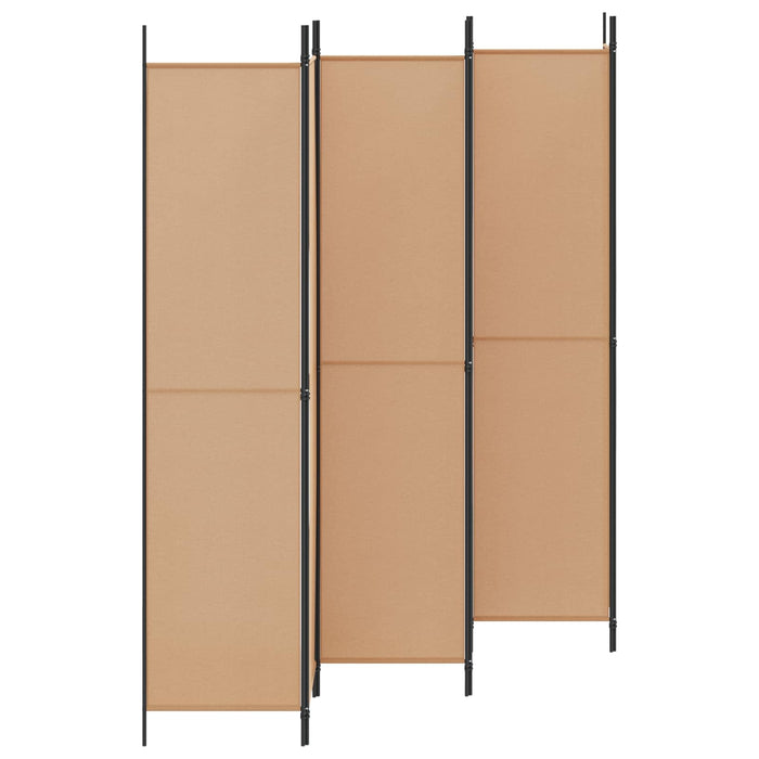 Paravan cu 6 panouri Bej 300 x 220 cm Țesătură WALTI