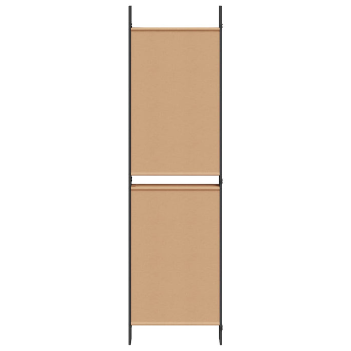Paravan cu 6 panouri Bej 300 x 180 cm Țesătură WALTI