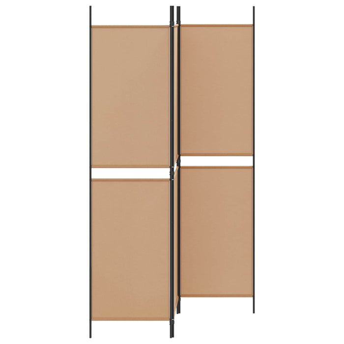 Paravan de camere cu 3 panouri Bej 150 x 200 cm Țesătură WALTI