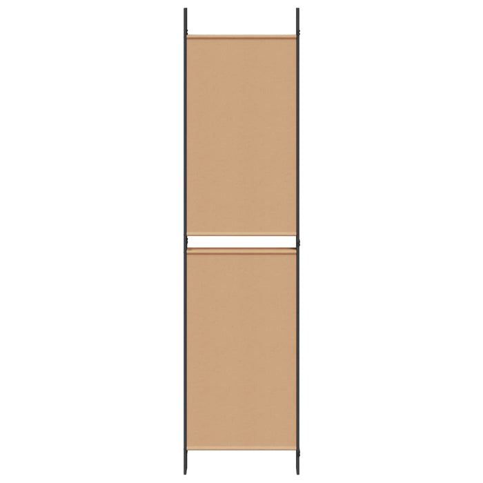Panou de Separare cu 5 Elemente Bej 250 x 200 cm Țesătură WALTI