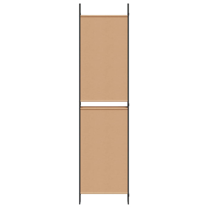 Paravan cu 6 panouri Bej 300 x 200 cm Țesătură WALTI