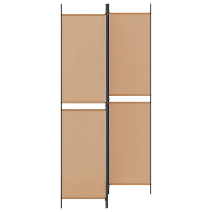 Paravan de camere cu 3 panouri Bej 150 x 220 cm Țesătură WALTI