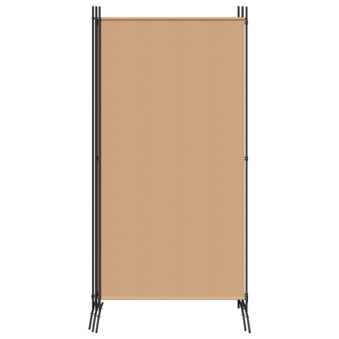 Separator de Cameră cu 4 Panouri Bej 346 x 180 cm Țesătură WALTI
