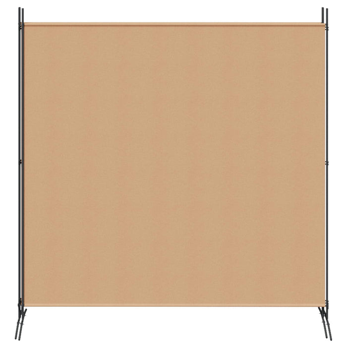 Separator de Cameră cu 4 Panouri Bej 525 x 180 cm Țesătură WALTI
