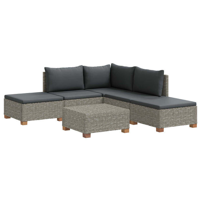 6 buc. Set de lounge din ratan cu perne GENDT Ratan Natural WALTI
