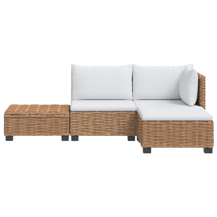 4 buc. Set de lounge din ratan cu perne GENDT Ratan Natural - WALTI WALTI