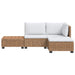 4 buc. Set de lounge din ratan cu perne GENDT Ratan Natural - WALTI WALTI
