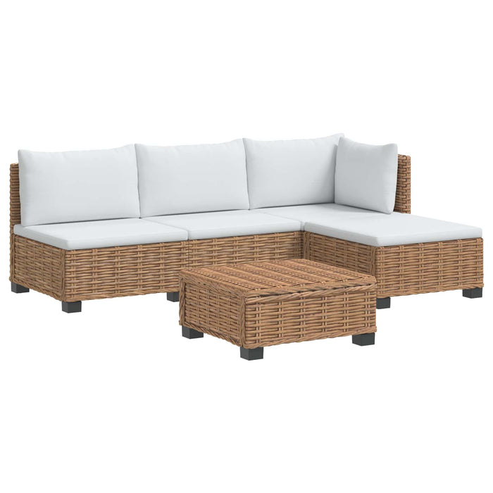 5 buc. Set de lounge din ratan cu perne GENDT Ratan Natural WALTI
