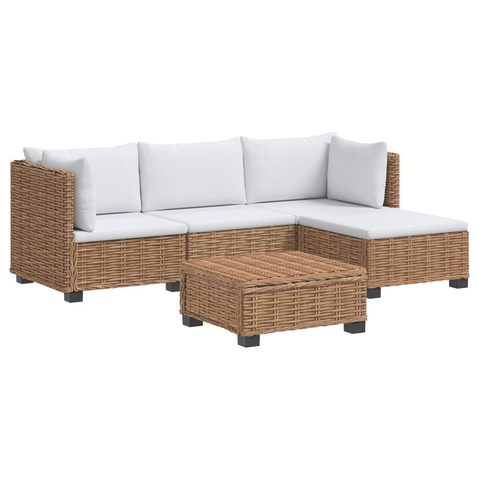 5 buc. Set de lounge din ratan cu perne GENDT Ratan Natural WALTI
