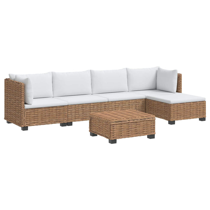 6 buc. Set de lounge din ratan cu perne GENDT Ratan Natural WALTI