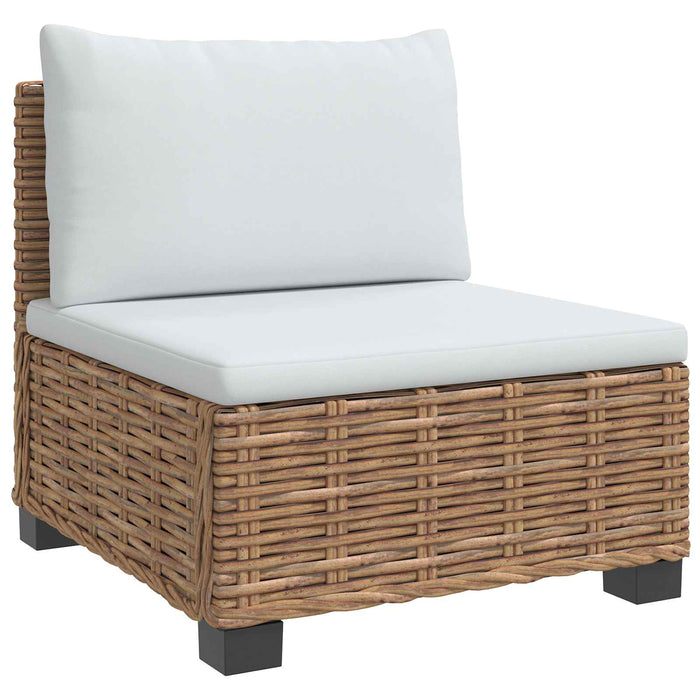 6 buc. Set de Lounge din Ratan cu Perne GENDT Ratan Natural WALTI
