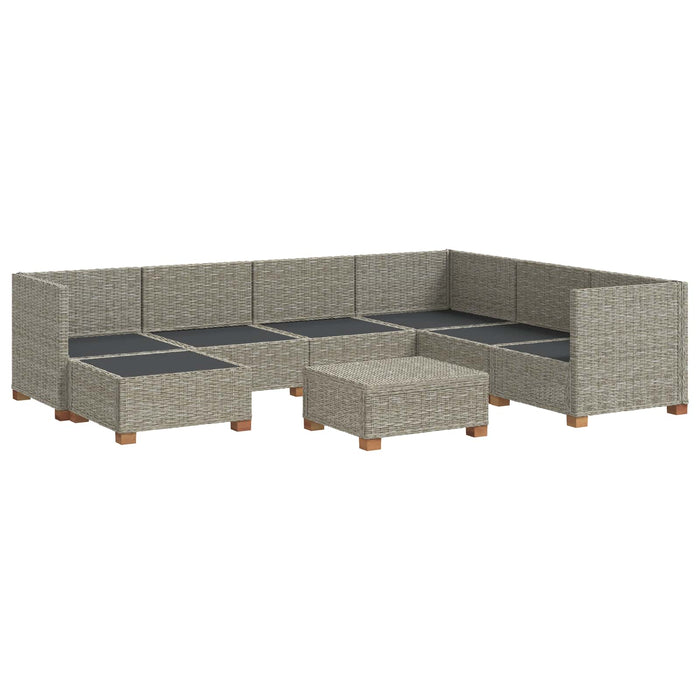 8 buc. Set de lounge din ratan cu perne GENDT Ratan Natural WALTI