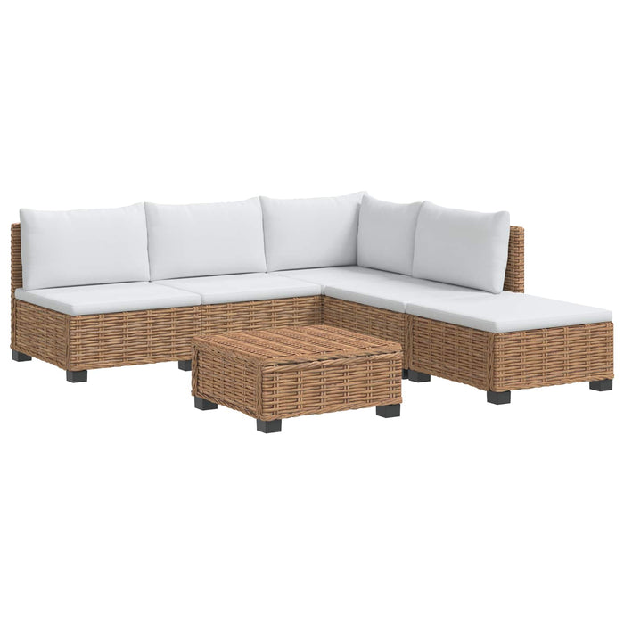 6 buc. Set de lounge din ratan cu perne GENDT Ratan Natural WALTI