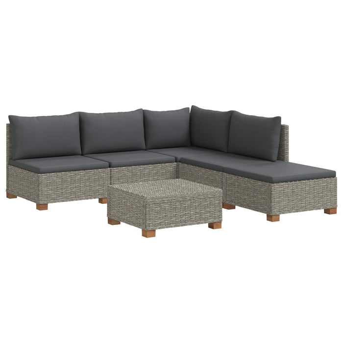 6 buc. Set de lounge din ratan cu perne GENDT Ratan Natural WALTI