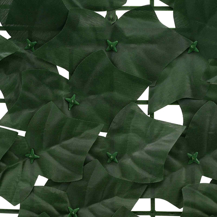 Ecran de balcon cu frunze Verde închis 500 x 75 cm WALTI