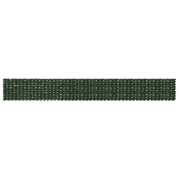 Ecran de balcon cu frunze Verde închis 600 x 75 cm WALTI