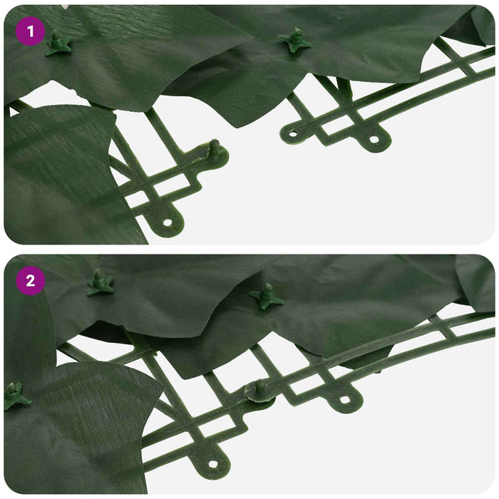 Ecran de balcon cu frunze Verde închis 200 x 100 cm WALTI