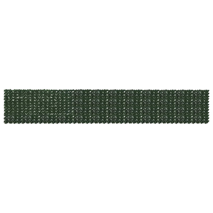 Ecran de balcon cu frunze Verde închis 600 x 100 cm WALTI