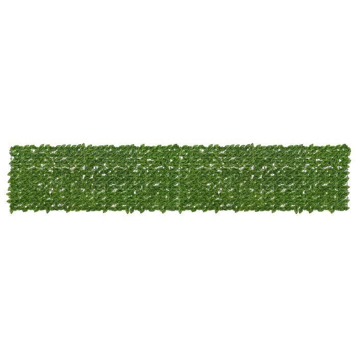 Ecran de balcon cu frunze Verde și galben 400 x 75 cm WALTI