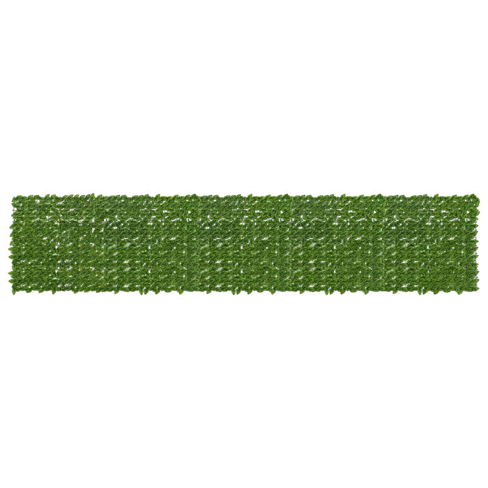 Ecran de balcon cu frunze Verde și galben 500 x 100 cm WALTI