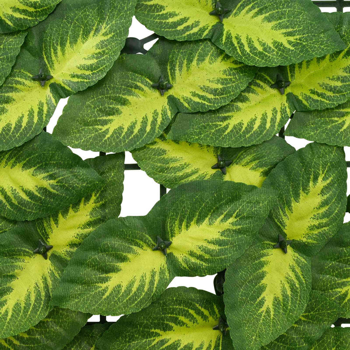 Ecran de balcon cu frunze Verde și galben 600 x 75 cm WALTI