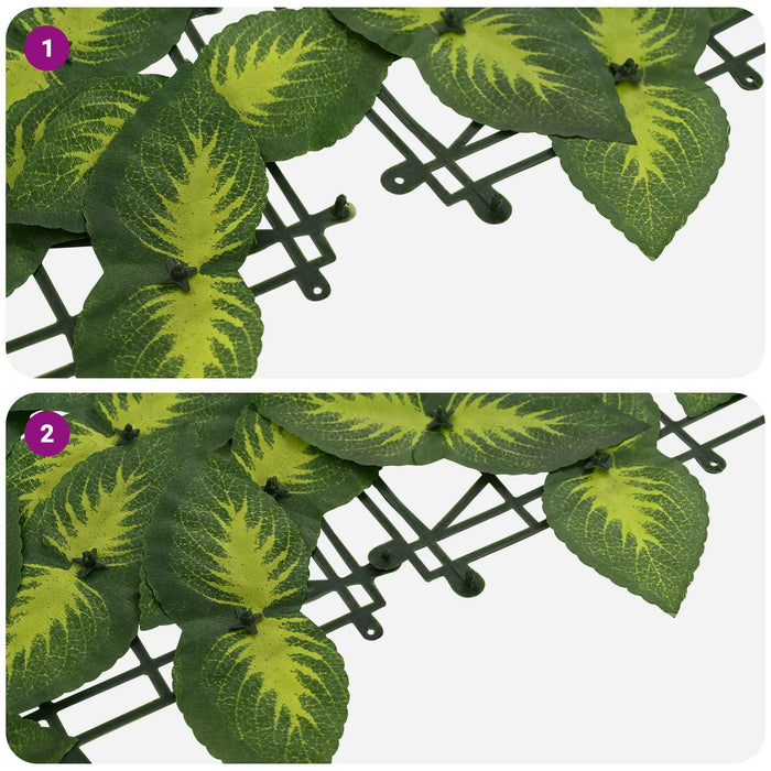 Ecran de balcon cu frunze Verde și galben 200 x 150 cm WALTI