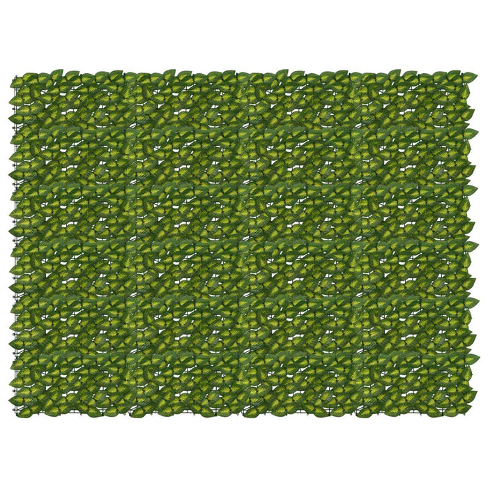 Ecran de balcon cu frunze Verde și galben 200 x 150 cm WALTI