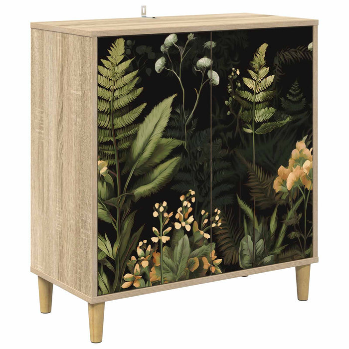 Bufet RHENEN Sonoma 69 x 33 x 75 cm Lemn prelucrat WALTI