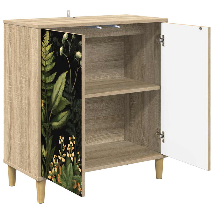 Bufet RHENEN Sonoma 69 x 33 x 75 cm Lemn prelucrat WALTI