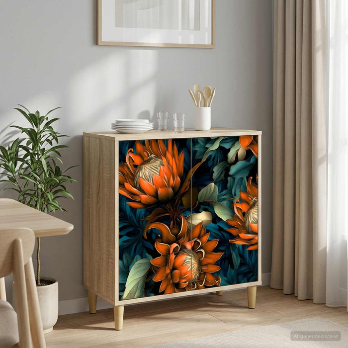 Bufet LOCHEM Sonoma 69 x 33 x 75 cm Lemn prelucrat WALTI